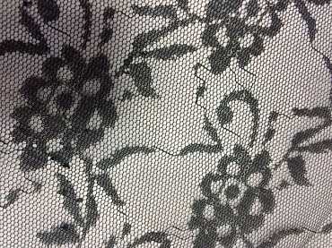 1010 Гардинное полотно ш. 1,5 м неэластичное с рисунком "Мелкая розочка" 100%polyester